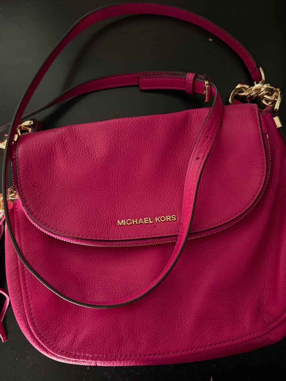 Michael Kors, pink leather purse